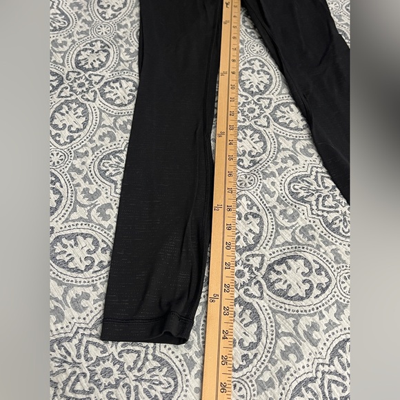 Lululemon Align Pant II 25" Code Emboss Black Athletic Leggings sz 2 - Picture 9 of 12